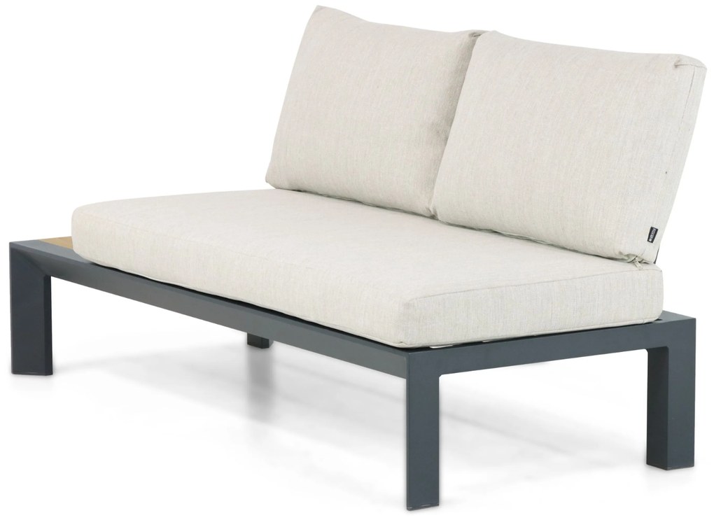 Loungeset 5 personen Aluminium Grijs Lifestyle Garden Furniture Navarra