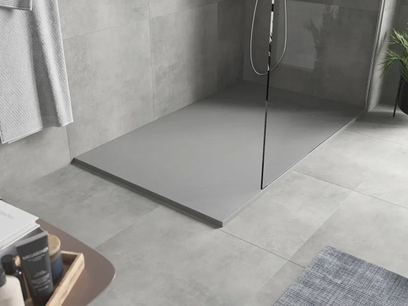 Mexen Hugo rechthoekige douchebak SMC 140 x 80 cm, grijs - 42618014