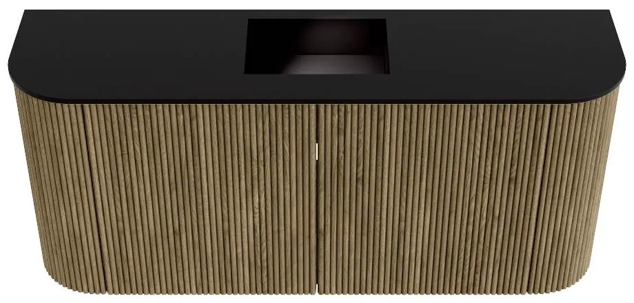 Mondiaz Joya 95cm toiletmeubel ronding links/rechts dusk met wastafel faye midden 1 kraangat urban