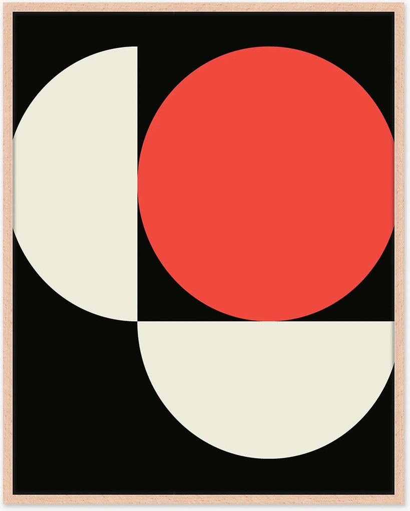 Ingelijste digitale print Bauhaus Inspiration