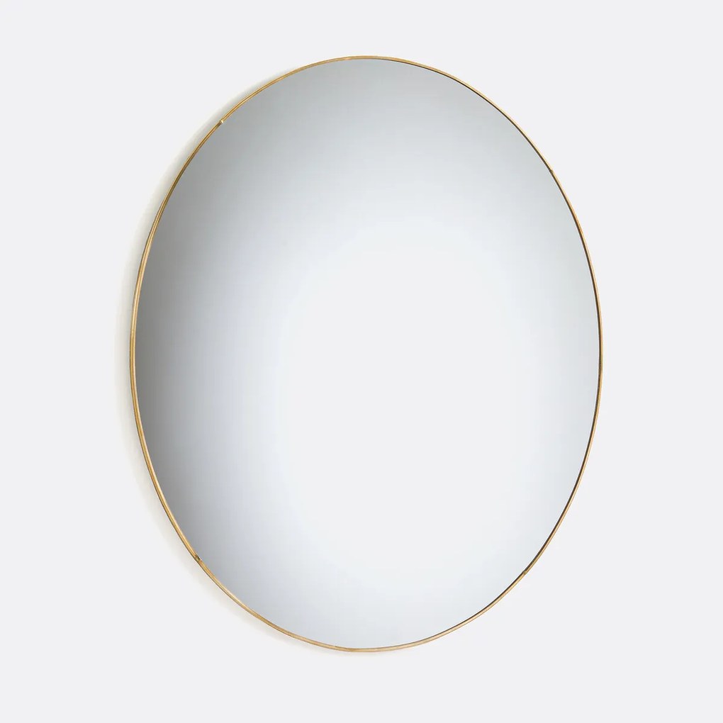 Ronde spiegel in staal Ø 70 cm, Uyova