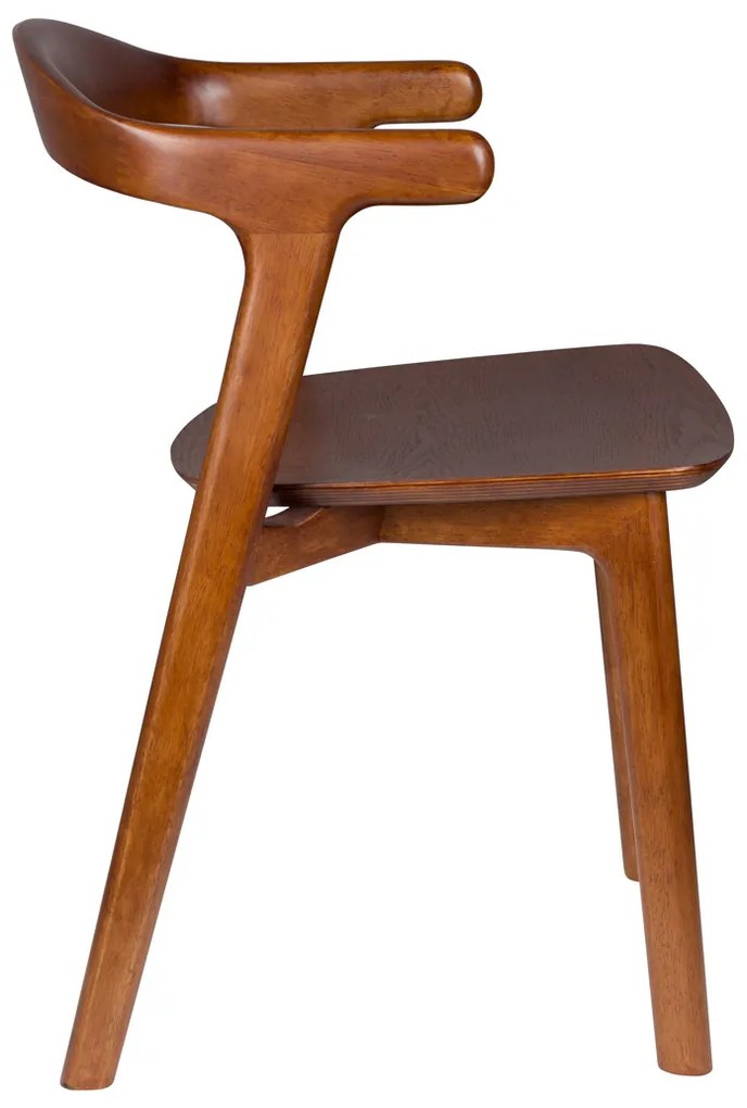 Zuiver Northwood Walnut Walnoot Eetkamerstoel Minimalistisch