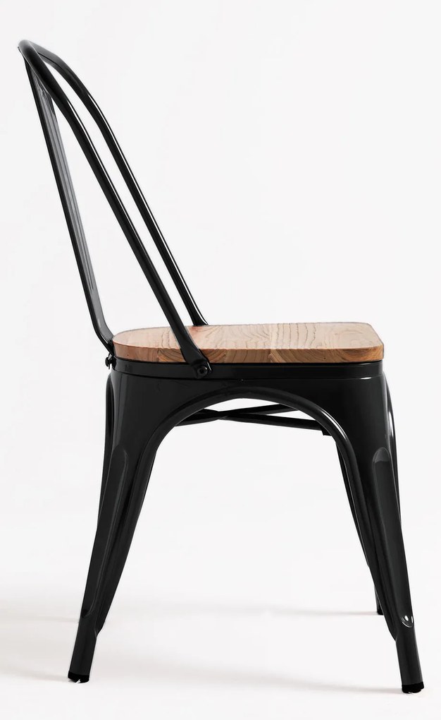 Pakket 4 Stoelen Torix Natuurlijk Hout