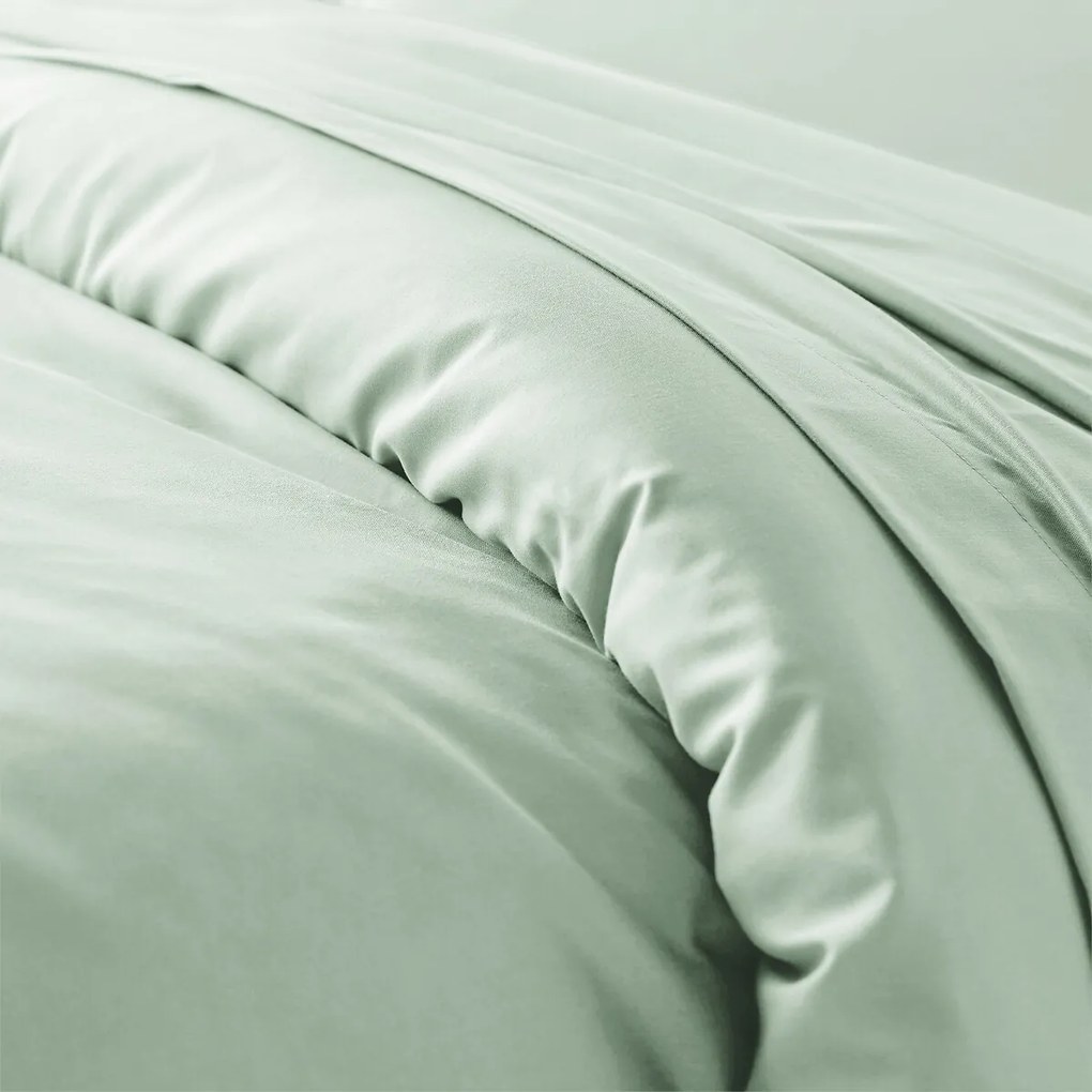 Dekbedovertrek met rits in effen katoen, Scénario