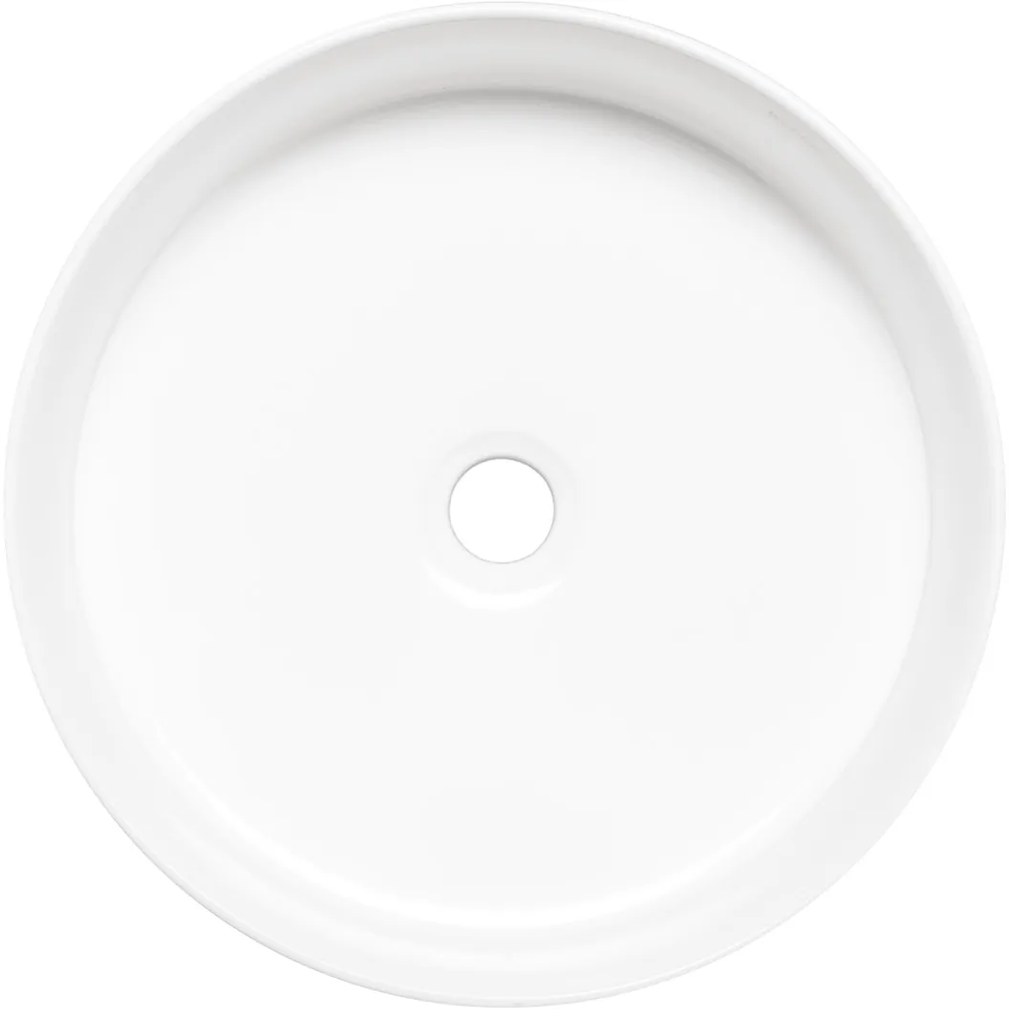 Kerra KR74 waskom rond glans wit 40x40x13cm