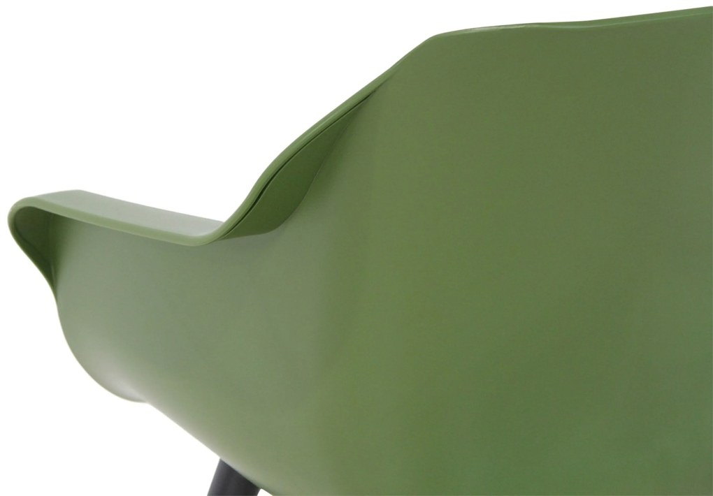 Tuinstoel Kunststof Groen Hartman Sophie studio moss green - met gratis kussen