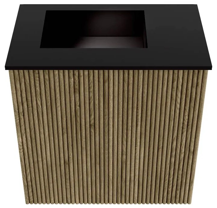 Mondiaz Joya 40cm toiletmeubel dusk met wastafel faye links zonder kraangat urban