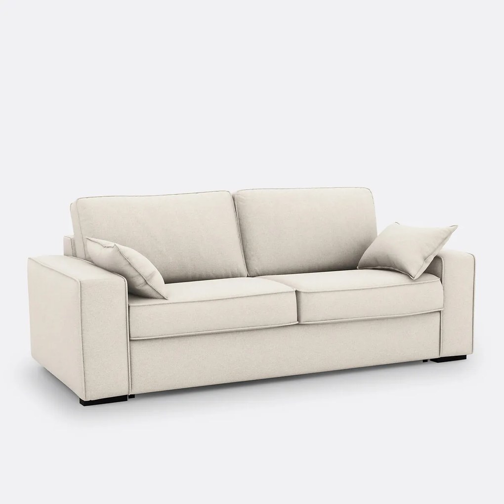 Slaapbank met structuur, 2, 3 of 4 zits, Comfort Bultex®, Cécilia