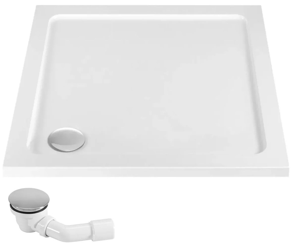 Douchebak Rea Savoy White 80x80