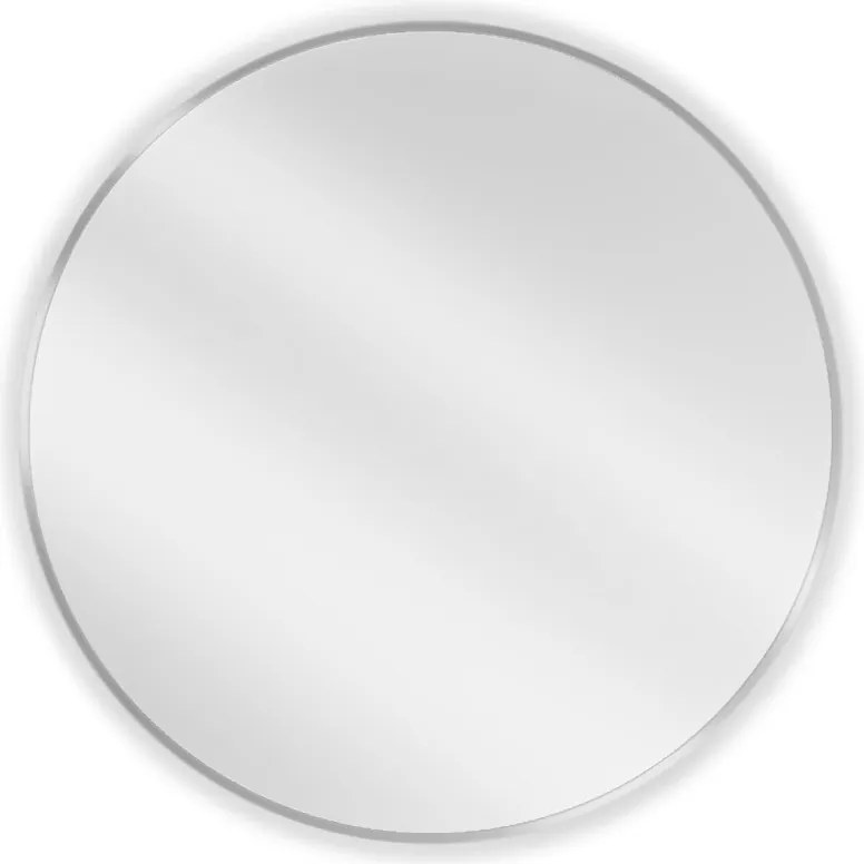 Mexen Loft ronde badkamer spiegel 80 cm, inox frame - 9850-080-080-000-10