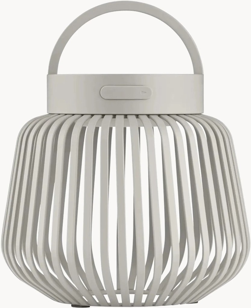 Draagbare outdoor LED-tafellamp Lito, H 12 cm