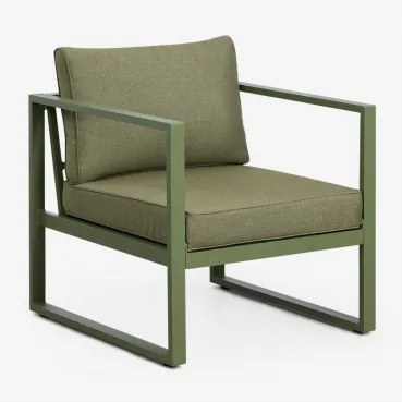 Lipov Aluminium Tuinstoel Groen – Intens Olijf - Sklum