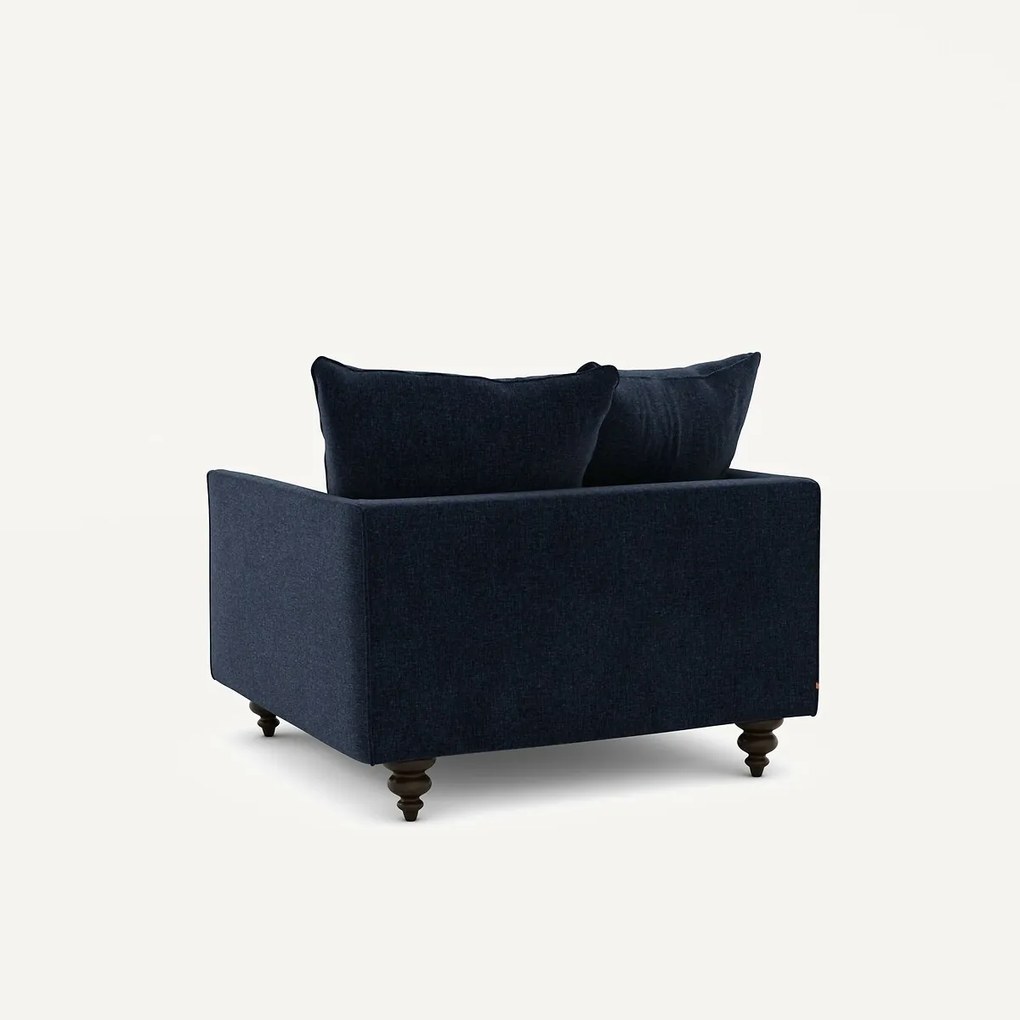 Fluwelen chenille fauteuil, Lazare