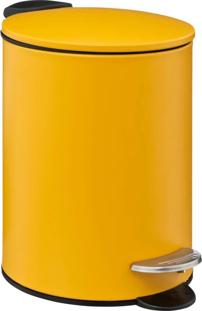 Mosterd Kleurige Softclose Pedaalemmer - 3L Capaciteit