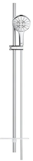 GROHE Rainshower SmartActive 130 Glijstangset - 90 cm - ronde handdouche - 3 straalsoorten - gladde handdouche - met zeepschaal - chroom 26548000