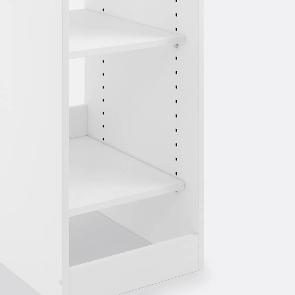 Dressing module, hangkast + 3 legplanken, Build