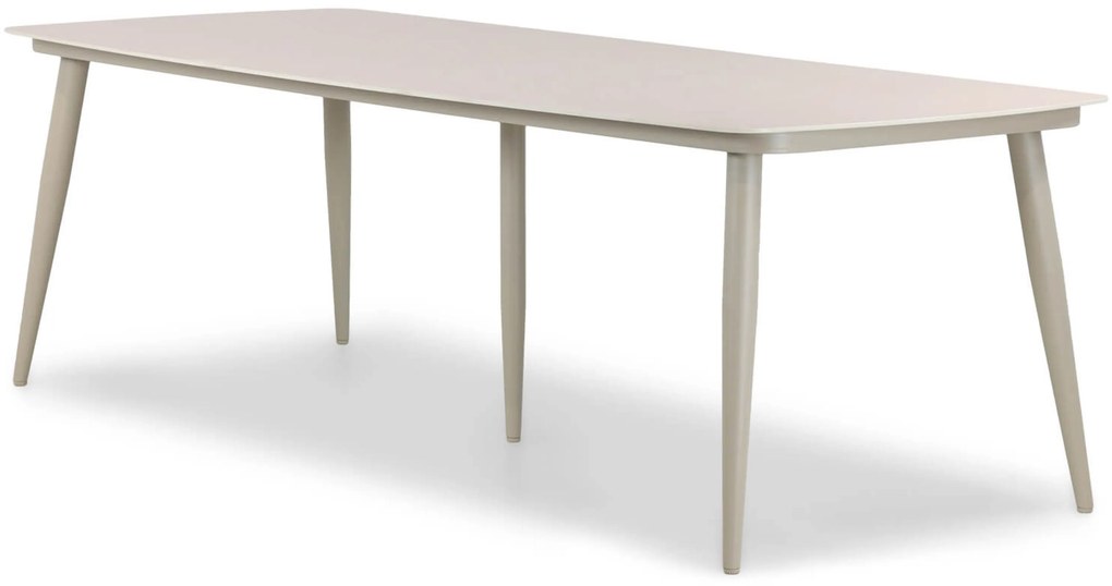 Tuinset 6 personen 240 cm Aluminium/rope Taupe Coco Penya/Vienna