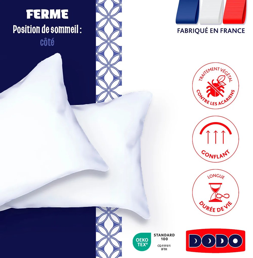 Hoofdkussen FERM- Stevig&Anti-mijt