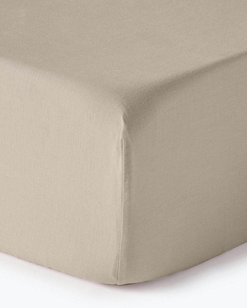 Boxspring hoeslaken Airy, gewassen linnen