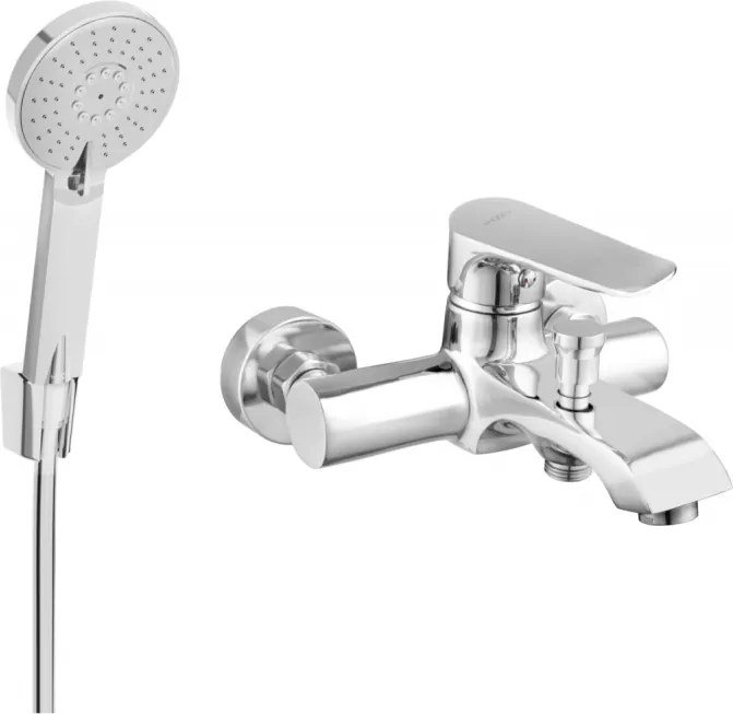 Mexen Pecos R40 badkraan met doucheset, chroom - 7273R40-00