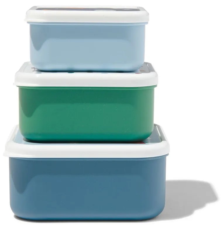 HEMA Snackbox Ruimte 3-delig (multicolor)