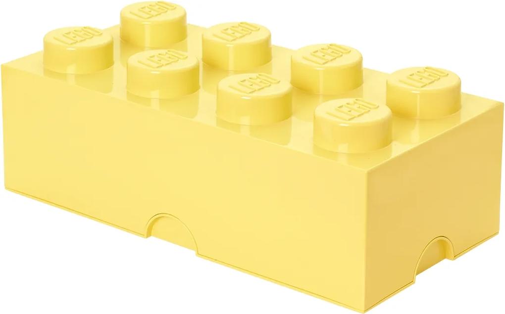 LEGO Opbergbox: brick 8 (12 ltr) geel Cool