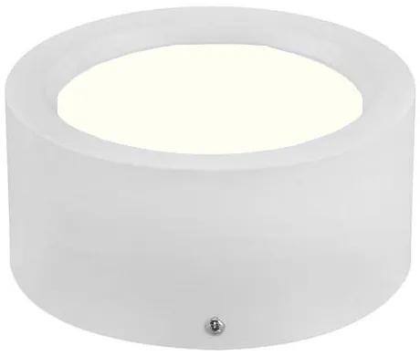 LED Downlight - Opbouw Rond Hoog 5W - Natuurlijk Wit 4200K - Mat Wit Aluminium - Ø105mm