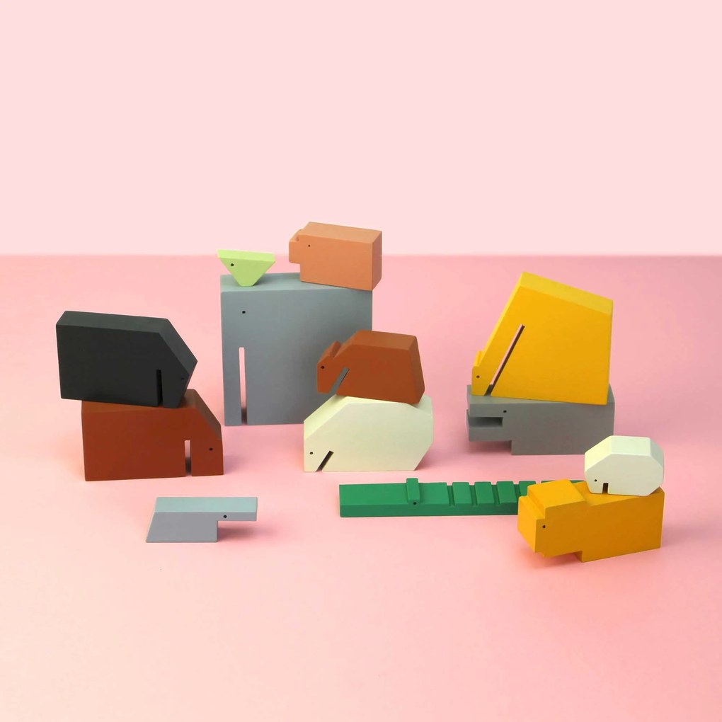 Houten Dieren - Floris Hovers - 13-delig