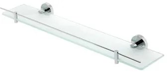 Eastbrook Genoa messing glazen planchet met rand chroom