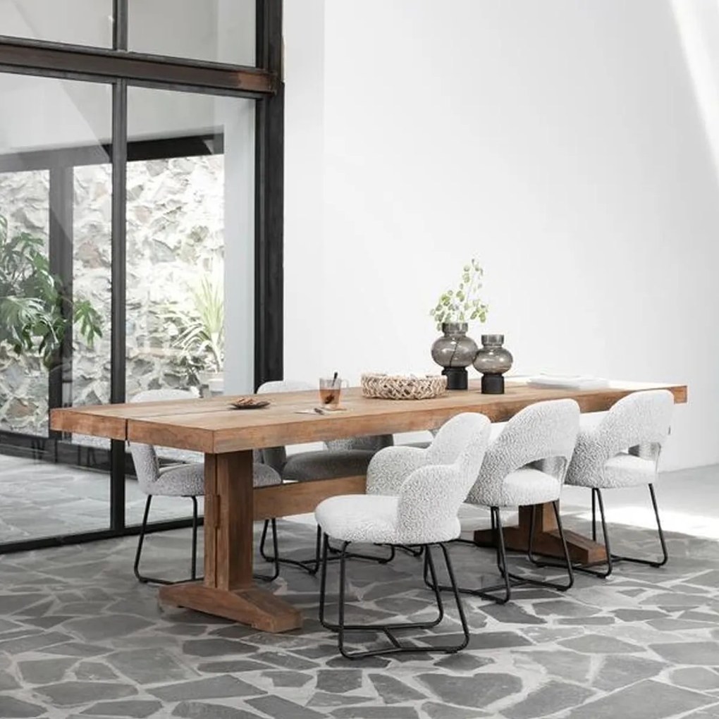 DTP Home Classic Borgo Teakhouten Eettafel - 250 X 100cm.