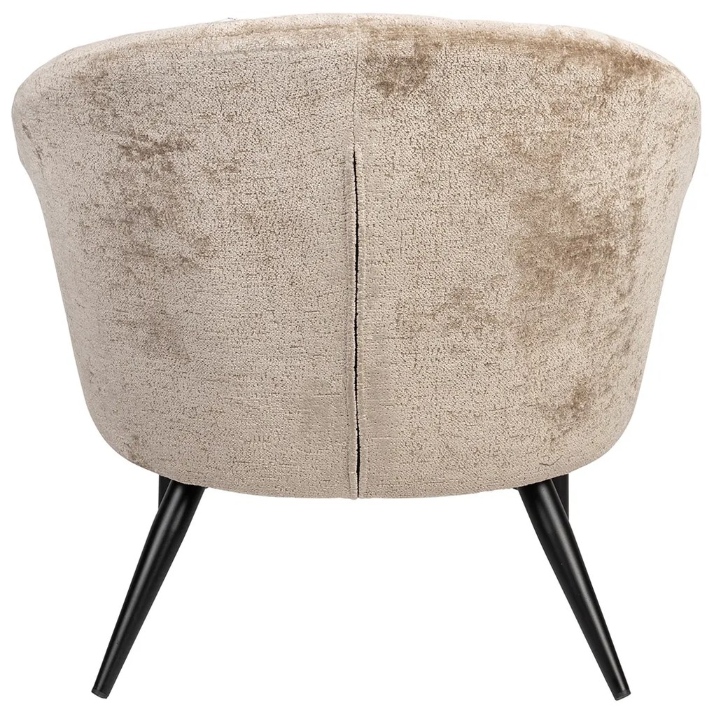 Dutchbone Georgia Fauteuil Beige Velvet