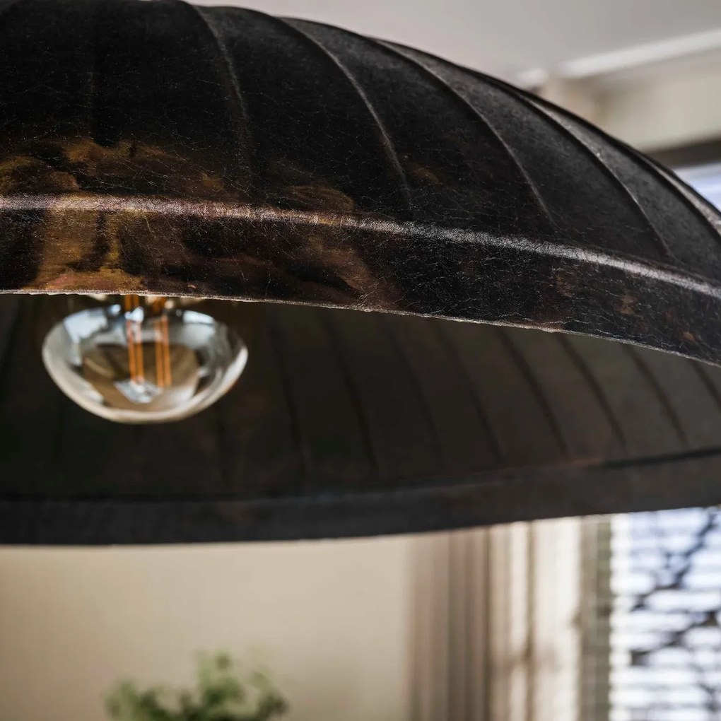 Hanglamp Met Brede Halfronde Kap