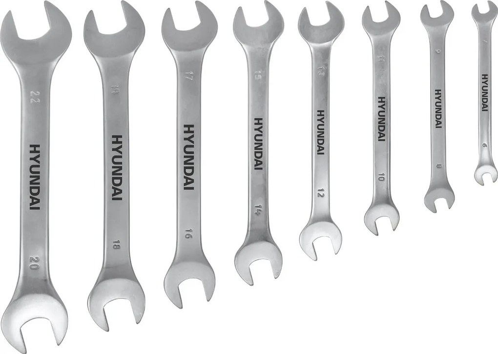 Hyundai 59501 8-delige Steeksleutelset - 6-22mm