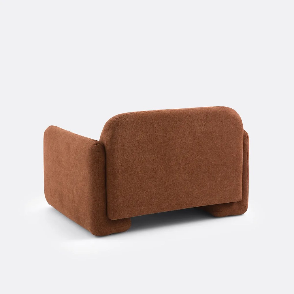 Fauteuil in getextureerde stof