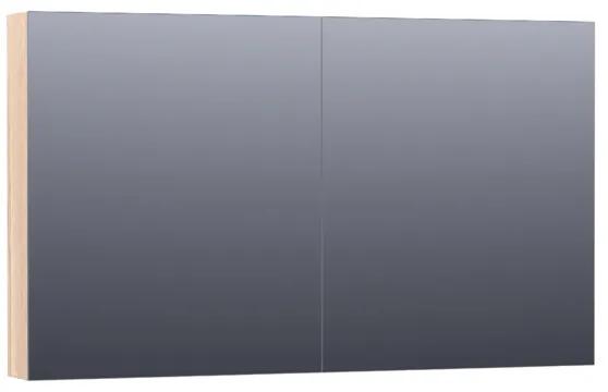 Saniclass Plain Spiegelkast 119x70x15cm White Oak SK-PL120WO