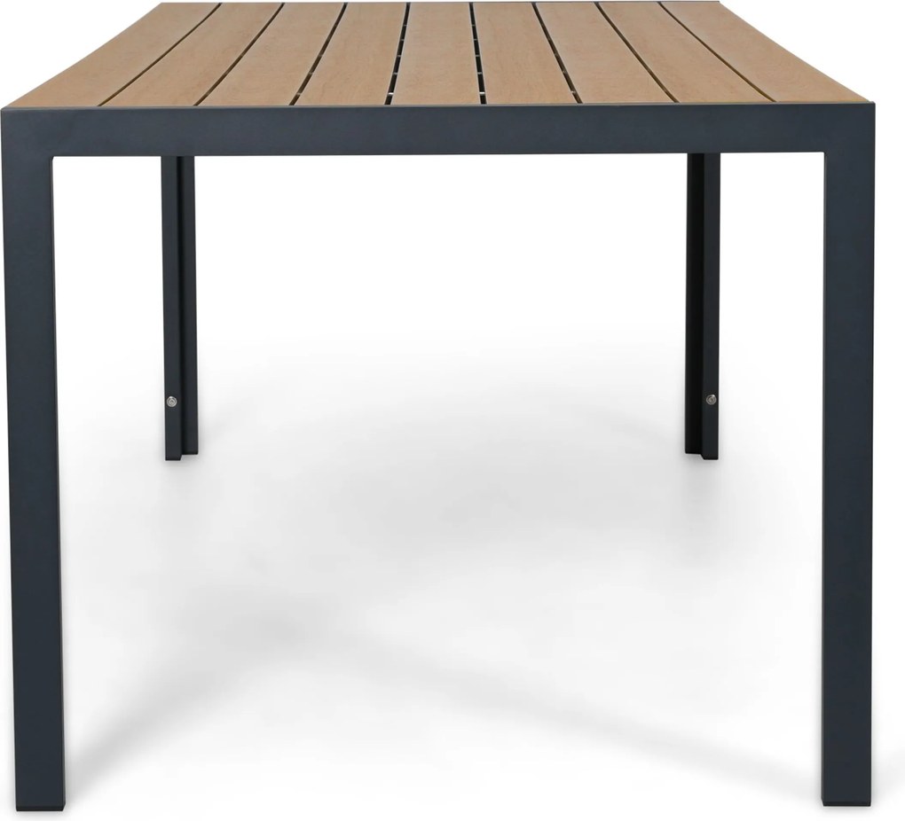 Tuinset 6 personen 205 cm Aluminium Grijs Lifestyle Garden Furniture Essence/Creta