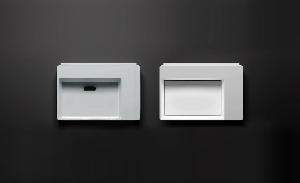 Clou New Flush 2 keramische fontein 36cm zonder kraangat wit glans