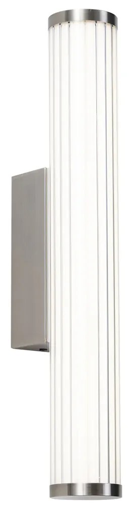 Retro wandlamp gunmetal 40cm incl. LED IP44 - Coco Retro IP44 Binnenverlichting Lamp