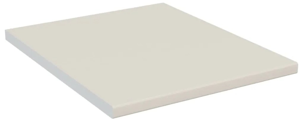 vidaXL Aanrechtblad 50x60x2,8 cm spaanplaat crèmekleurig