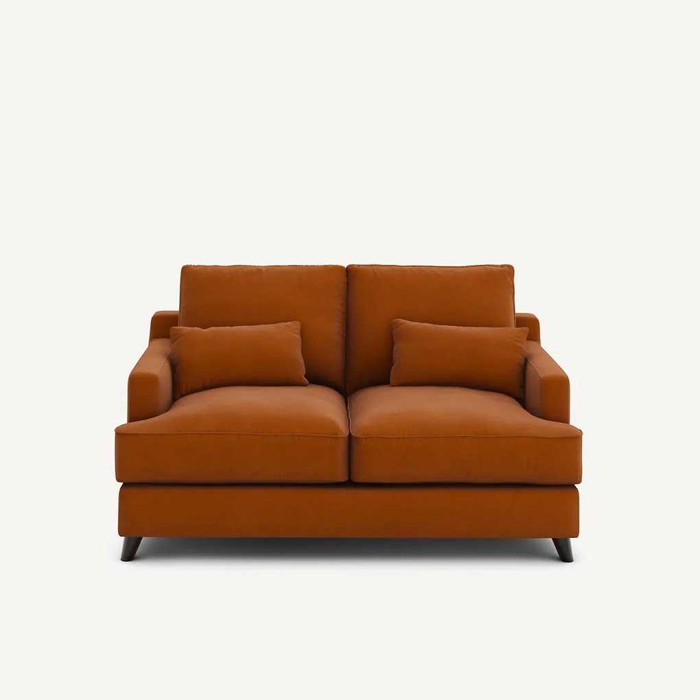 2-zits compacte zetel van linnen fluweel, ALWINE