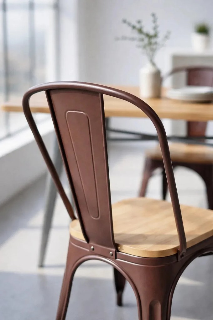 Torix Stoel Natuurlijk Hout