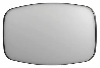 INK SP29 spiegel - 140x4x80cm contour in stalen kader - geborsteld metal black 8409675