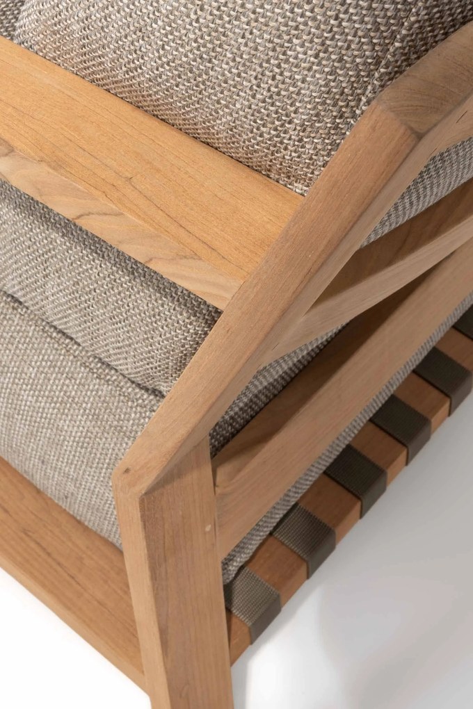 4 Seasons Outdoor Lucas loungestoel SALE Loungestoel beige weerbestendig