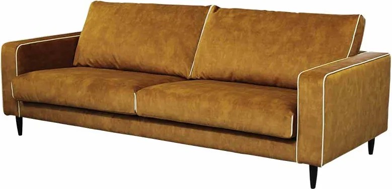 3 zitsbank - Rör - velours Adore goud 132