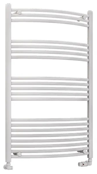 Eastbrook Wendover gebogen handdoekradiator 75x120cm 634W wit glans