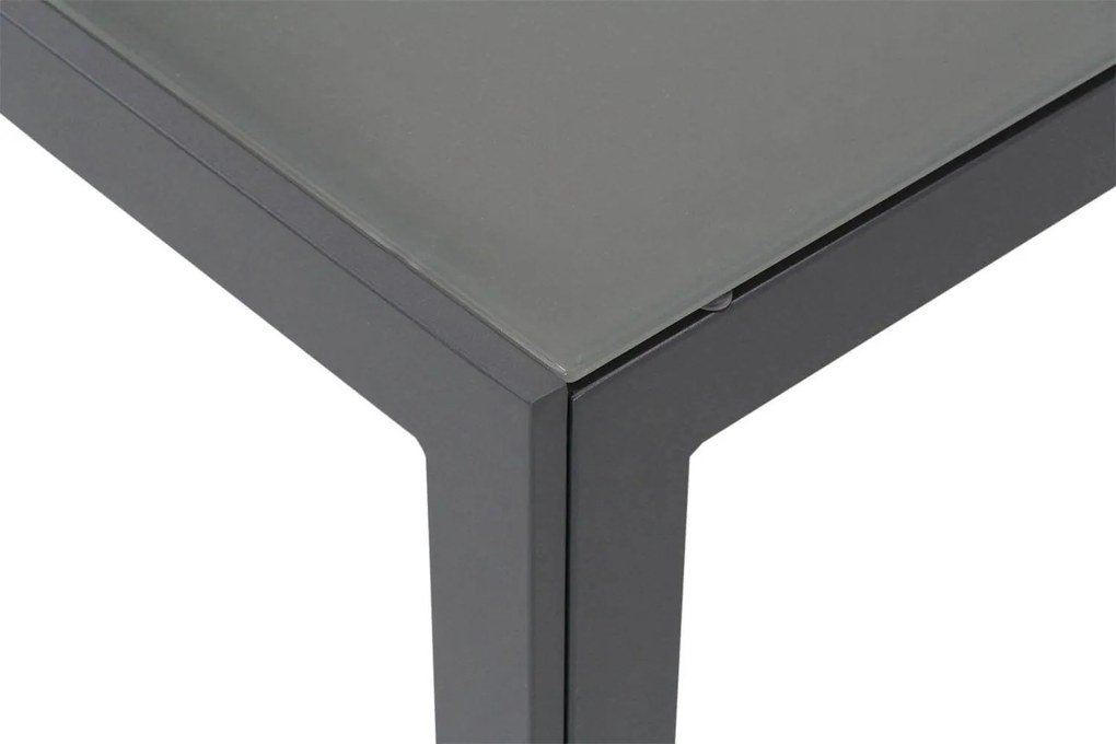 Tuinset 4 personen 90 cm Aluminium/textileen Grijs Presto Ricadi/Mondello