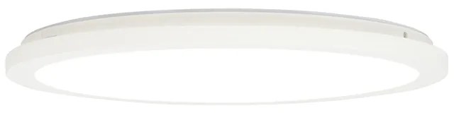 Moderne plafonnière wit 40cm rond incl. LED 3-staps dimbaar IP44 - Steve Modern IP44 Binnenverlichting Lamp