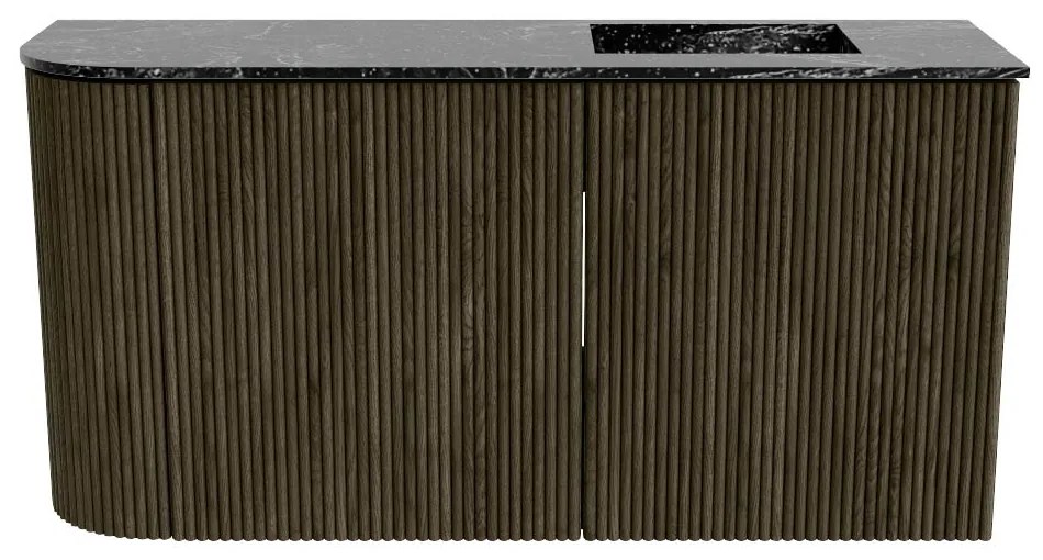 Mondiaz Joya DLux 80cm toiletmeubel ronding links shadow met wastafel faye rechts 1 kraangat lava