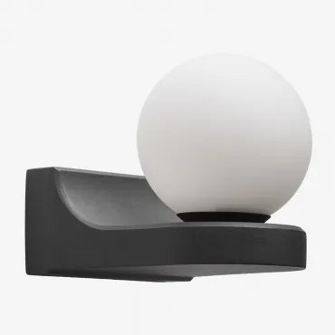 Lanham Aluminium Buitenwandlamp Zwart - Sklum