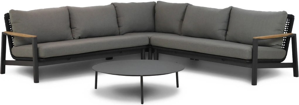 Hoek loungeset 5 personen Aluminium/Rope Grijs Coco Ralph/Pacific